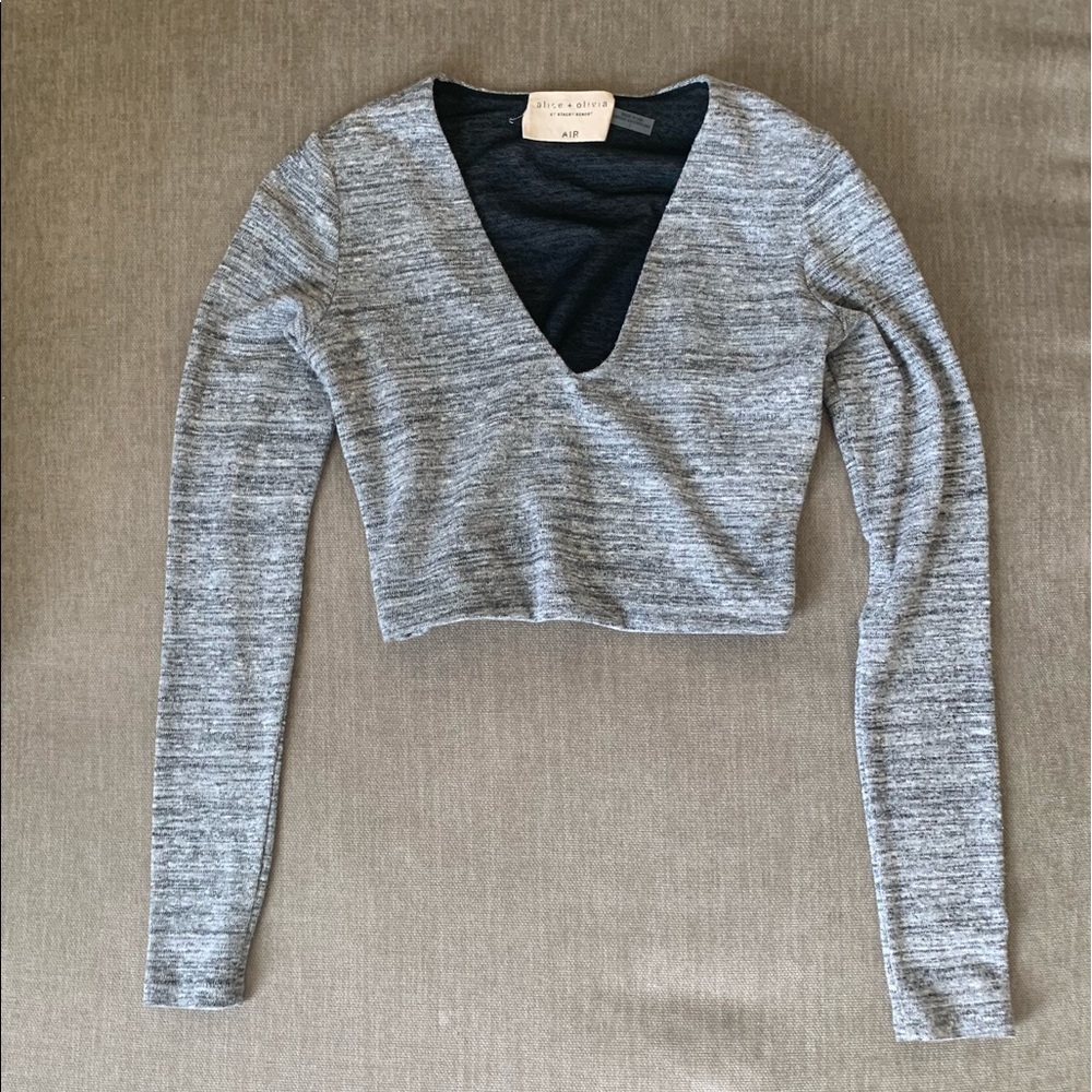 Alice + Olivia long sleeve crop